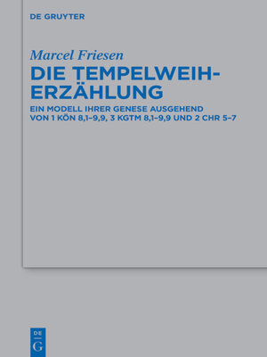 cover image of Die Tempelweiherzählung